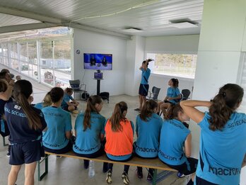 Realeko jokalariak zozketa Zubietan jarraitzen.