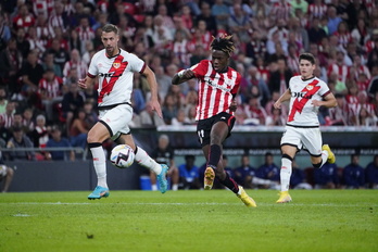 Iñaki Williams ha marcado el primer gol rojiblanco.
