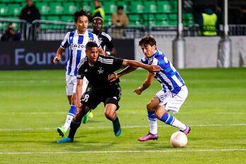 David Silva ha roto el planteamiento defensivo del Sheriff con un gran disparo.