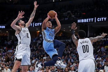 Desmond Bane, autor de 38 puntos igual que Ja Morant para batir a los Brooklyn Nets.