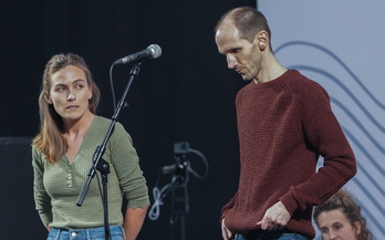 Sustrai Colina eta Nerea Ibarzabal, Irungo saioan.