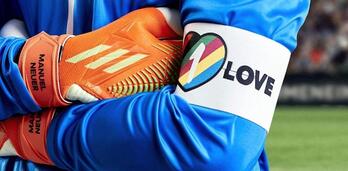 La selección alemana es uno de los conjuntos que ha anunciado que lucirán brazaletes arcoiris durante el Mundial. 