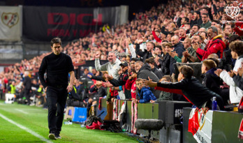 Iraola fue expulsado ante el Real Madrid.