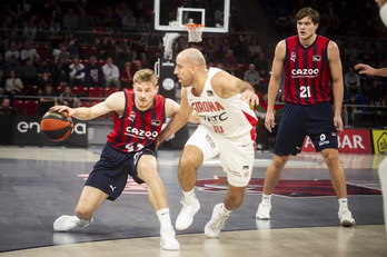 Buenos minutos de Arturs Kurucs, hasta que se ha lesionado en el último cuarto.