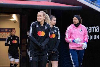 El Olympique, ya con Damaris de vuelta, entrenó ayer en el Groupama Stadium, donde hoy recibirá al Zurich.