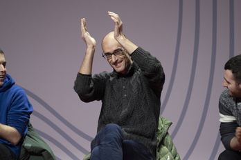 Amets Arzallus, buruz burukora pasa dela jakin duenean.