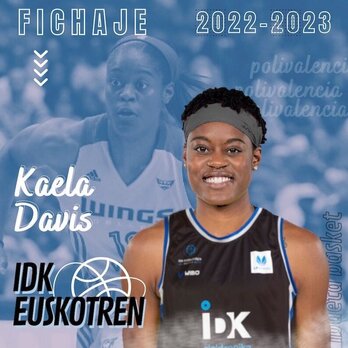 Kaela Davis, IDK Euskotrenen fitxaketa berria.