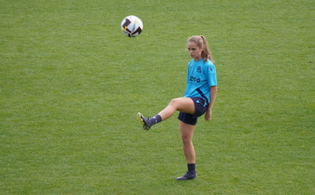 Cecilia se lesionó durante el último entrenamiento de la semana.