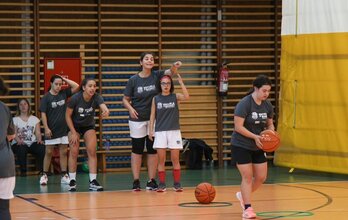 Entrenamiento de los integrantes del proiyecto «Baskonia Mixed Ability».