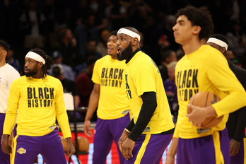 LeBron James, el gran protagonista de la jornada.