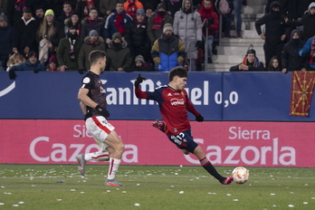 Abde ha marcado el gol de Osasuna en el arranque del segundo tiempo.