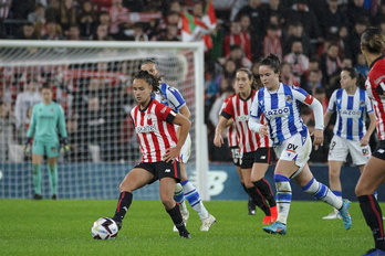 Athleticek eta Realak denboraldi honetan San Mamesen jokatu zuten derbian. 