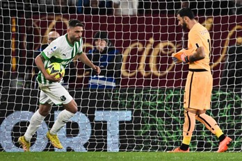 Rui Patricio, tras el tercero de los cuatro goles encajados ante el Sassuolo.