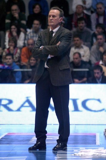 Aíto García Reneses, durante su última etapa en el Joventut.