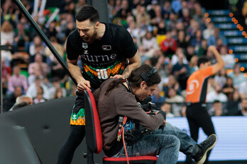 Francis Alonsoren amorrua, Bilbao Basketekin aspaldian jokatu duen partidarik onenean.