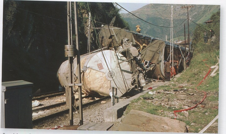 Tren istripua Tolosan, 1978ko martxoaren 28an.