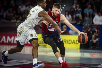 Giedraitis está siendo uno de los baskonistas más destacados los últimos partidos.