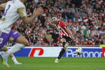 Yeray en un partido de esta temporada contra el Valladolid.