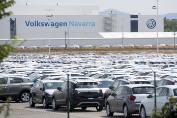 Planta de Volkswagen en Landaben. 