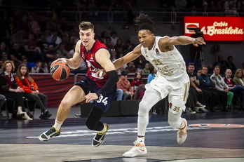 Baskoniak eta Villeurbannek duela bi aste jokatutako Euroligako partidako irudi bat. 