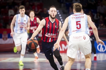 Con 26 puntos, Max Heidegger ha firmado su mejor partido con el Baskonia.