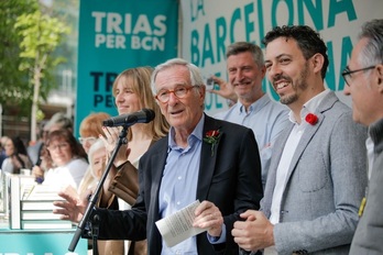 Xavier Trias (Junts), favorito en los sondeos de Barcelona, pero con un escenario muy igualado.