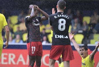 Williams no ha acertado en las ocasiones que ha tenido ante Reina.