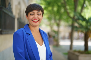 Rocío Vitero, candidata por EH Bildu a la Alcaldía de Gasteiz.