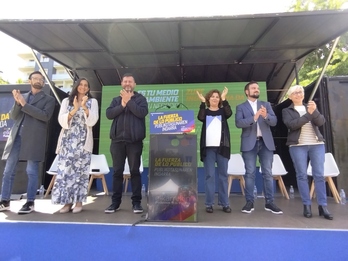 Elkarrekin Podemosek zerbitzu publikoak defendatu ditu Irunen.