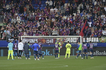 Los azulgranas agradecen el apoyo de su afición, que ha creído hasta el último minuto.