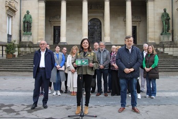 El PNV ha celebrado un acto este domingo en la Plaza de la Provincia de Gasteiz.