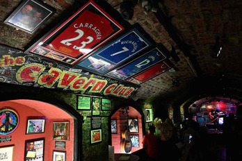 Visitantes en The Cavern Club.