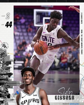 Sidy Cissoko, anunciado por San Antonio.