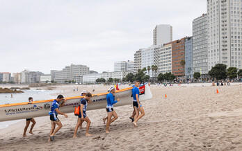 Eusko Label eta Euskotren Ligak Coruñan hastekoak ziren, baina bertan behera geratu da lehen jardunaldia.