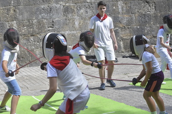 La esgrima era uno de los deportes que tenían más tirón.