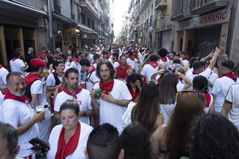 Alde Zaharra ha vivido una afluencia masiva durante las fiestas, especialmente el fin de semana.