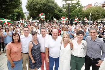 Acto del PNV este domingo en Bermeo.