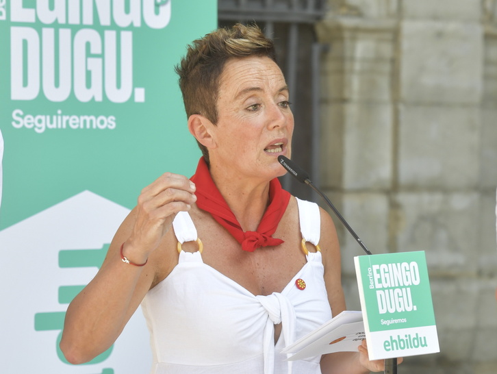 Bel Pozueta, EH Bilduren Nafarroako zerrendaburua Espainiako Kongresurako