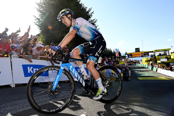Alex Aranburu 12.a sartu zen Saint Gervais-Mont Blancen helmugan etapa handia egin ondoren.