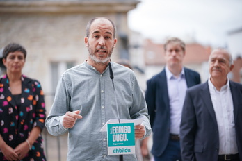 Con los datos del sondeo Focus de EiTB, Josu Estarrona podría convertirse en el primer senador de EH Bildu por Araba.