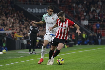 Yeray Álvarez será una de las ausencias más destacadas en una línea defensiva del Athletic casi totalmente nueva.