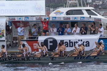 Zierbena izan da azkarrena Moañako uretan.