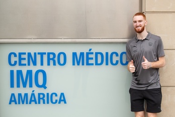 Nico Mannion ha sido uno de los primeros en pasar por la consulta médica.