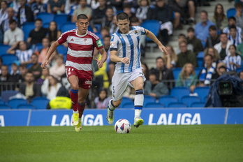 Igor Zubeldia agradece la victoria ante el Granada y ha jugado todos los minutos en el inicio liguero.