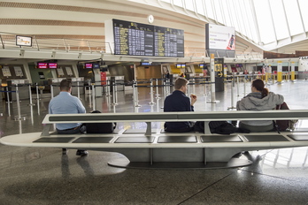 Interior del aeropuerto.