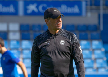 Luis García Placa, técnico del conjunto gasteiztarra.