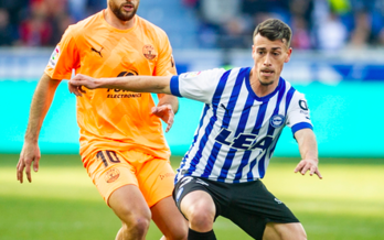 Antonio Blanco en un partido de la temporada pasada.