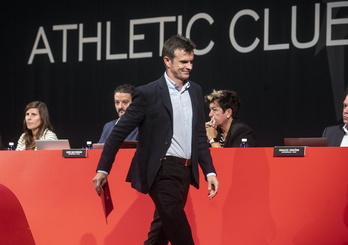 Uriarte en la Asamblea de compromisarios del año pasado.