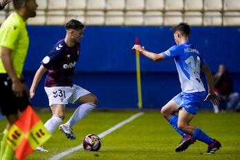 Troncho ha anotado el gol de la victoria azulgrana.