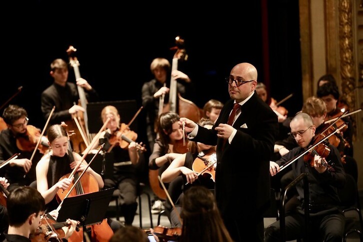 Unai Urretxo eta Euskal Herriko Gazte Orkestra Victoria Eugenian